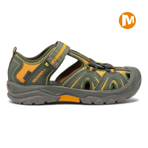 Merrell Hydro Sandalen Kinder Olivgrün [DE-FQBTC]